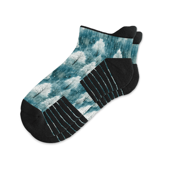 Winter Forest Ankle Compression Socks