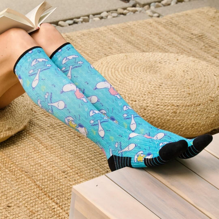 Beagle ballet Snoopy compression socks