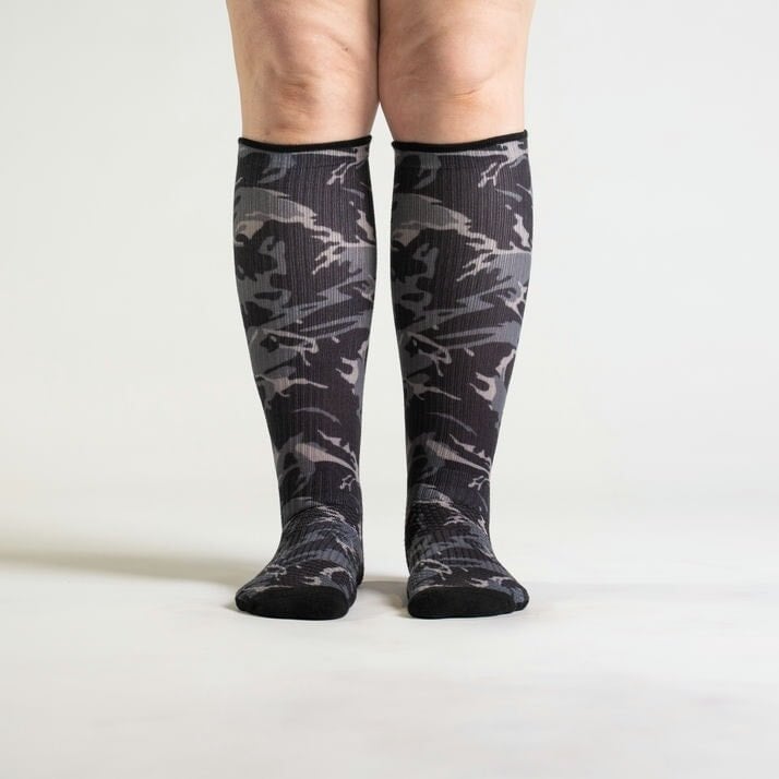 Camouflage compression socks