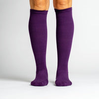 Viasox Royal Purple Compression Socks Front View