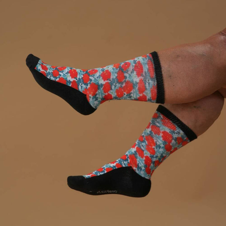 Fall Poppies EasyStretch™ Socks