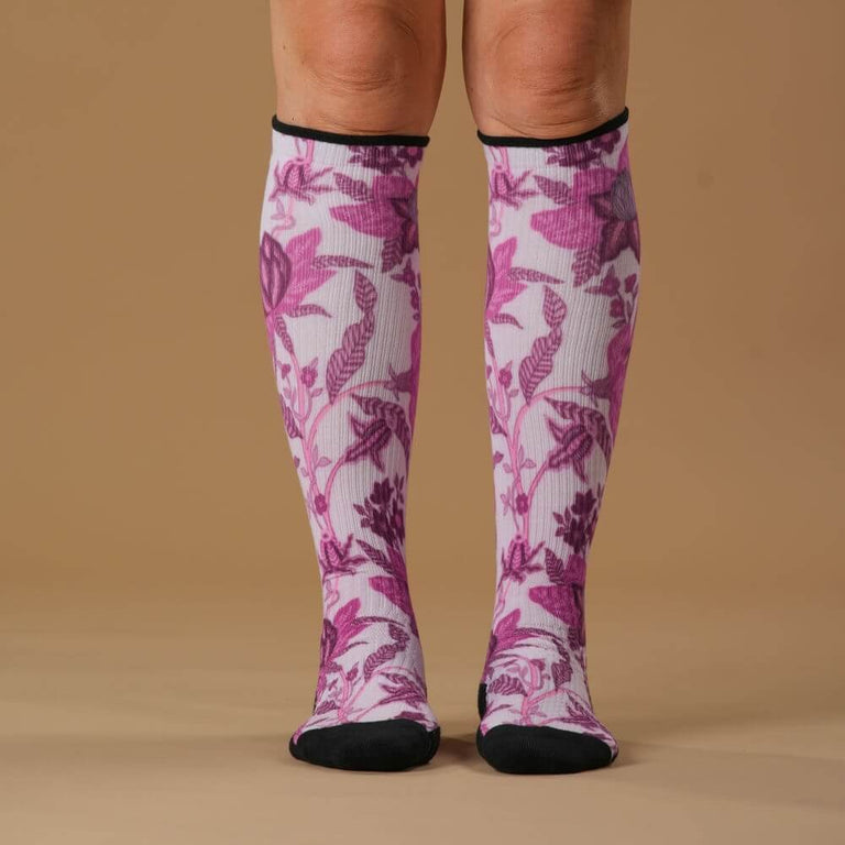 Light Lavender Compression Socks