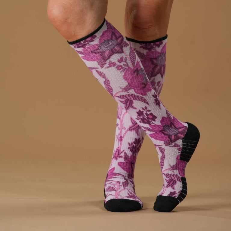 Light Lavender Compression Socks