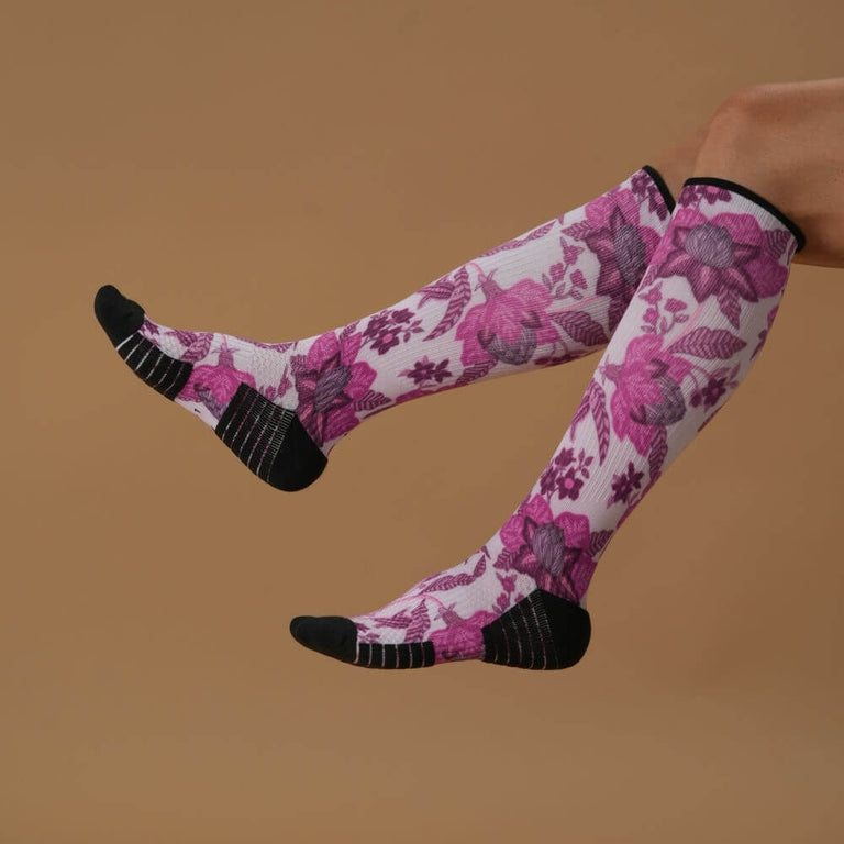Light Lavender Compression Socks