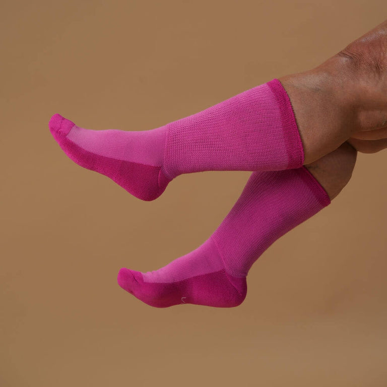 Fuchsia EasyStretch™ Socks