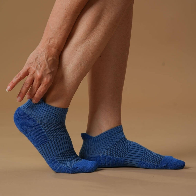 Cobalt Ankle Compression Socks