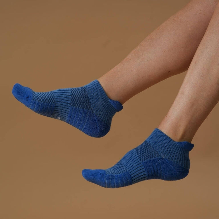 Cobalt Ankle Compression Socks