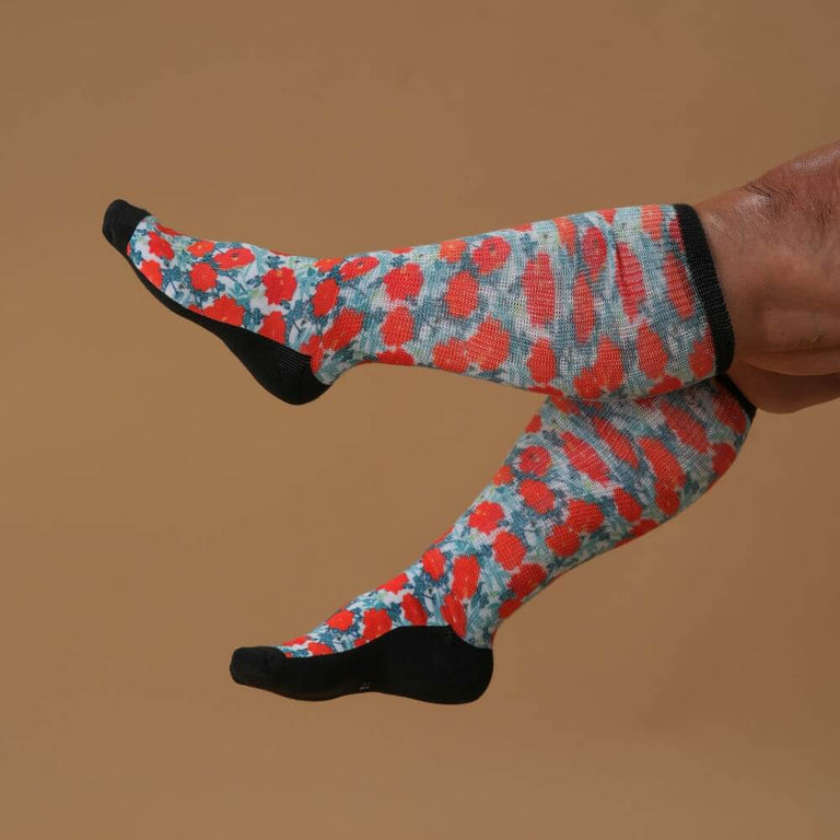 Fall Poppies EasyStretch™ Socks