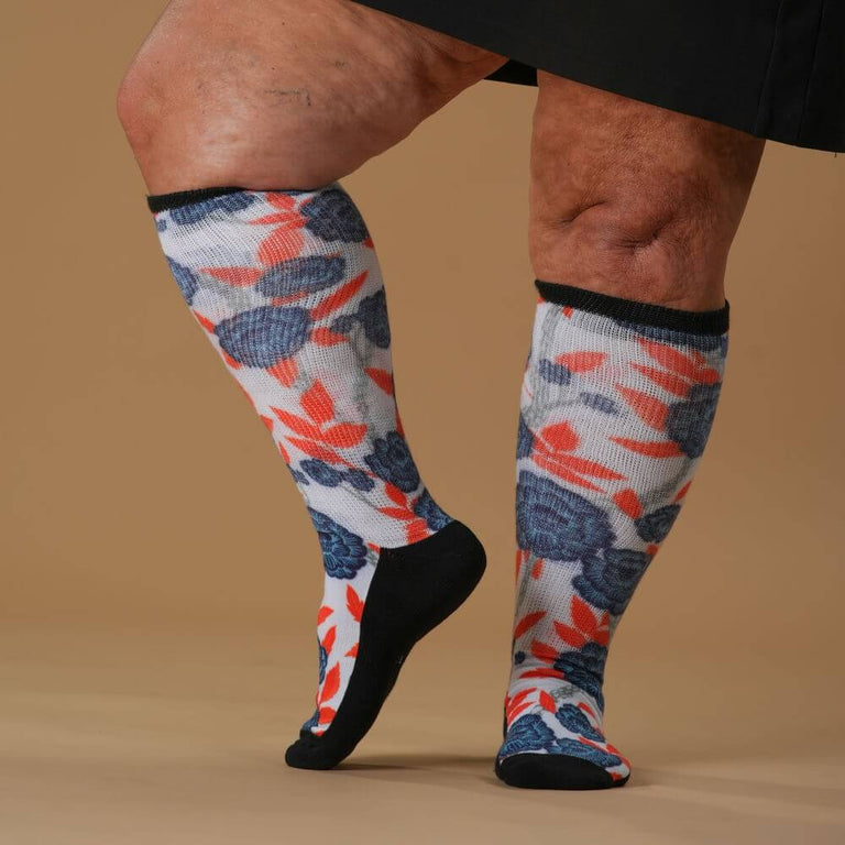 Blue Bloom EasyStretch™ Socks