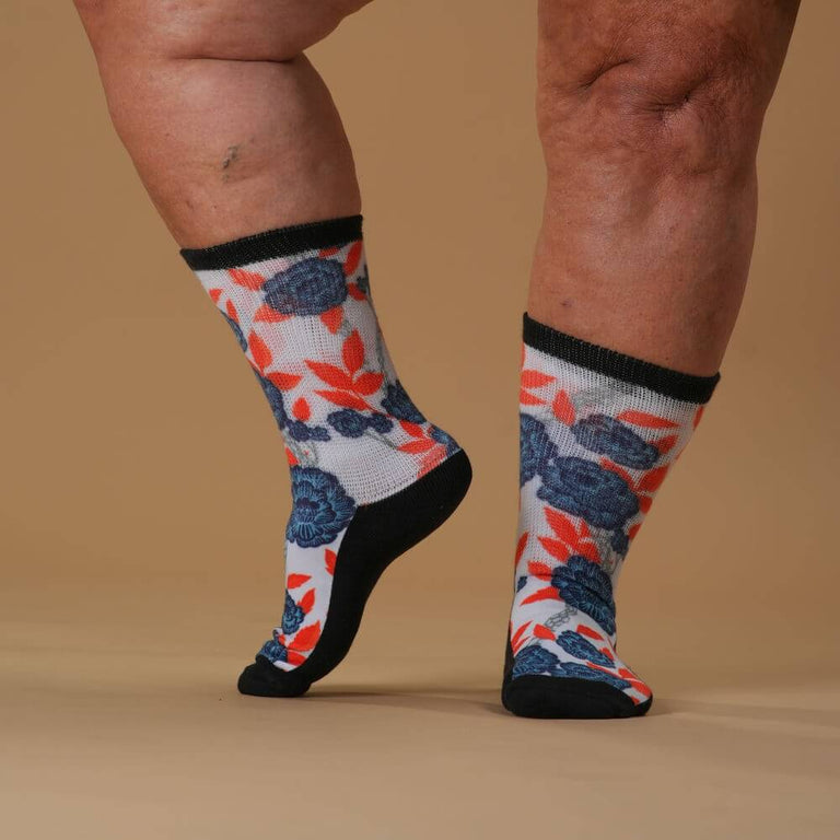 Blue Bloom EasyStretch™ Socks