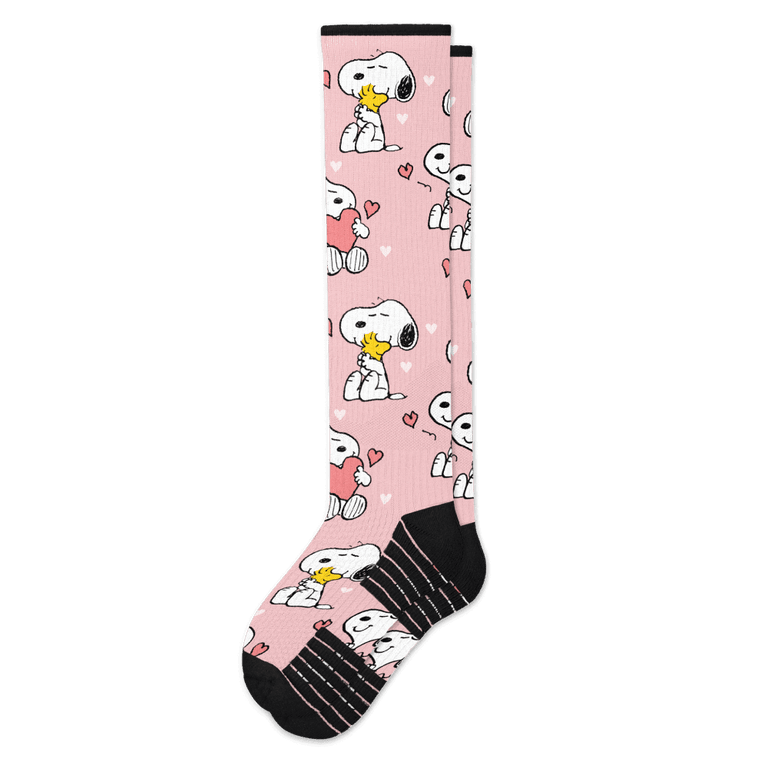 Snoopy heart socks