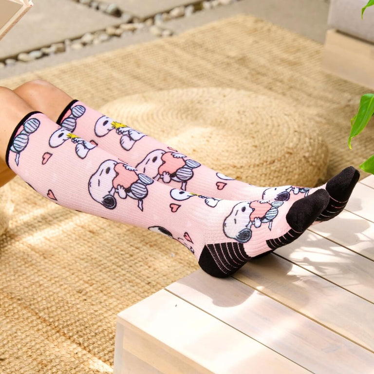 Snoopy & Woodstock love socks