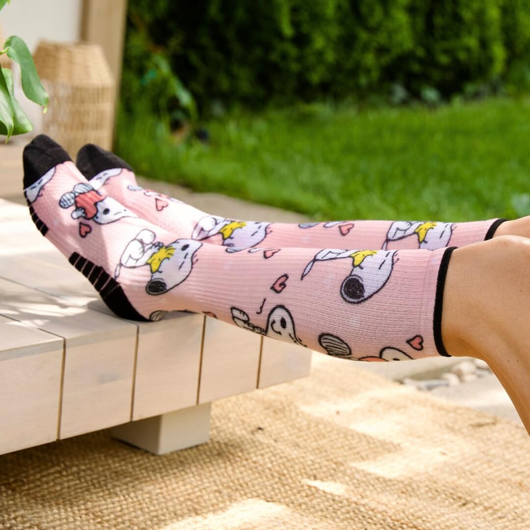 Snoopy love gentle compression socks