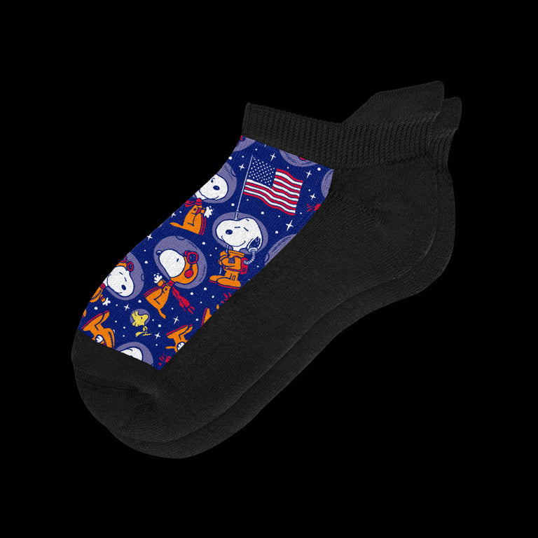 Snoopy in space ankle socks